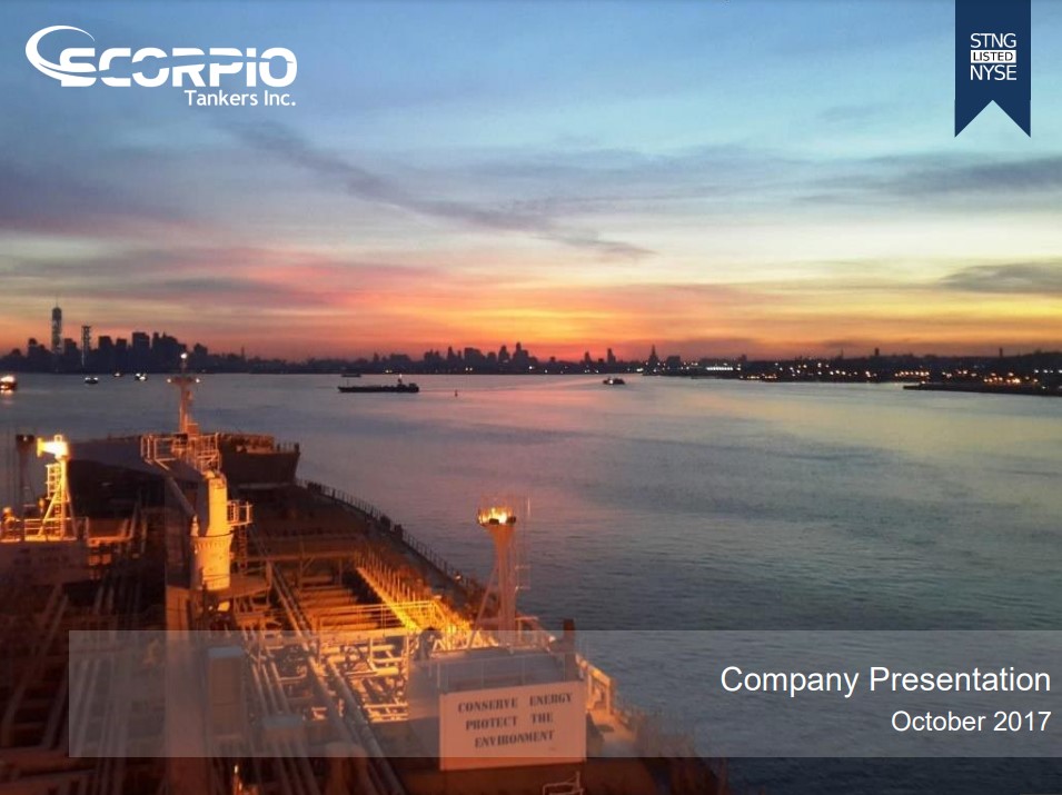 Scorpio Tankers Inc. Company Presentation October 2017
