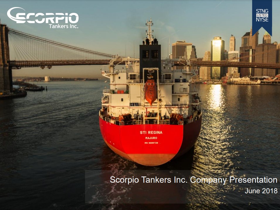 Scorpio Tankers Inc. Company Presentation June 2018