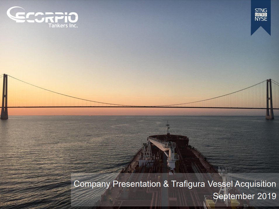 Scorpio Tankers Inc. Acquisition of Product Tankers from Trafigura