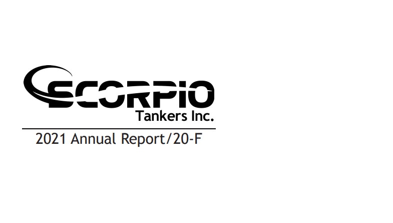 Scorpio Tankers Inc. 2021 Form 20-F