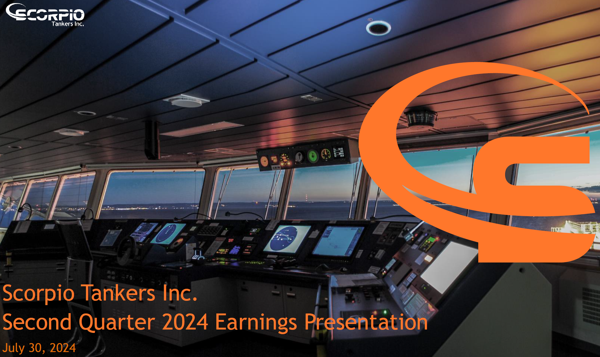 Scorpio Tankers Inc. Q2 2024 Earnings Presentation